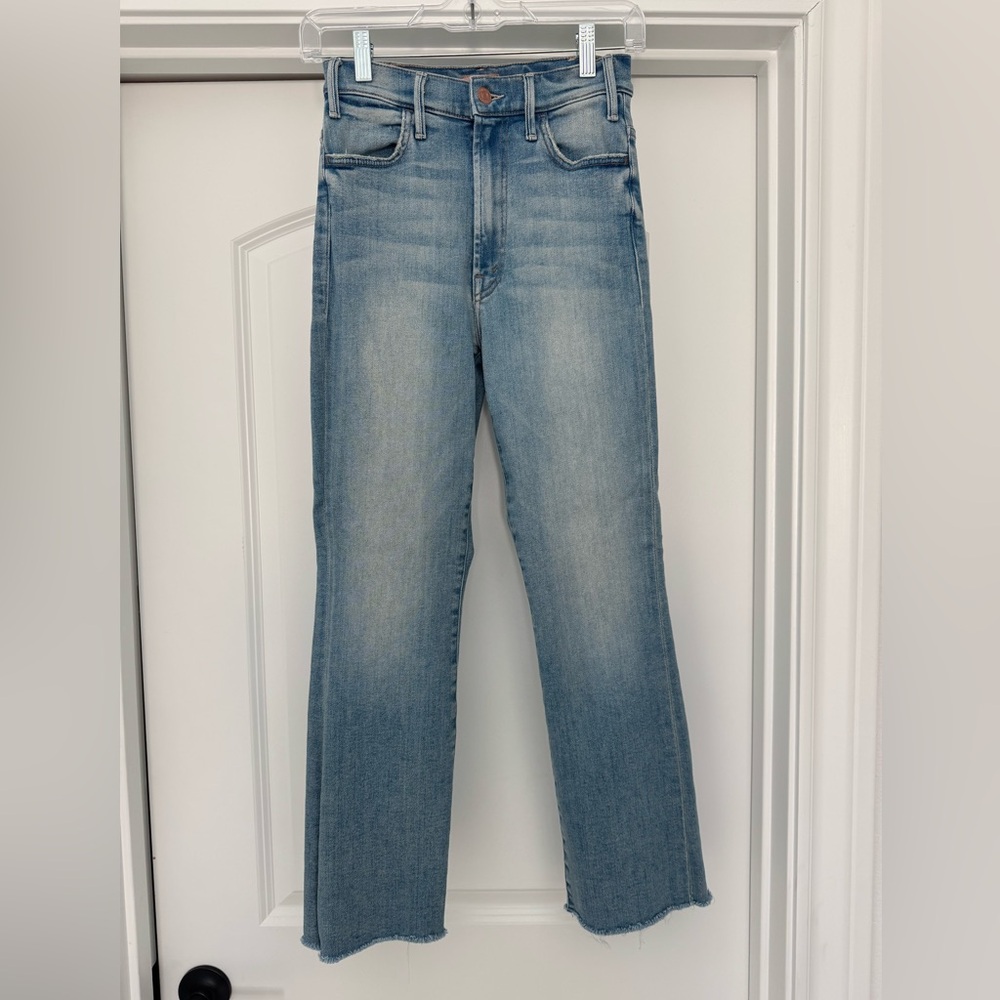 Mother denim Hustler ankle fray size 26